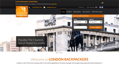 Desktop Screenshot of londonbackpackers.com